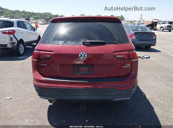 3VV0B7AX8JM040325 2018 VOLKSWAGEN TIGUAN Red 