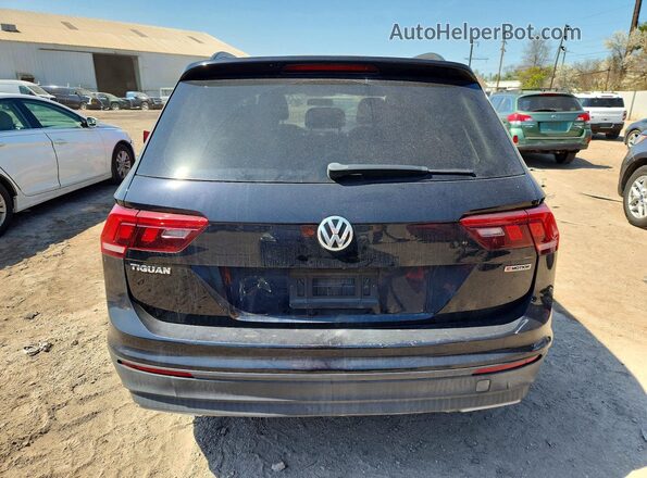 3VV0B7AX8KM053836 2019 VOLKSWAGEN TIGUAN Black Rear view