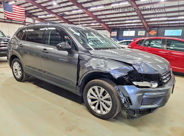 3VV0B7AX8KM095553 2019 VOLKSWAGEN TIGUAN Gray 