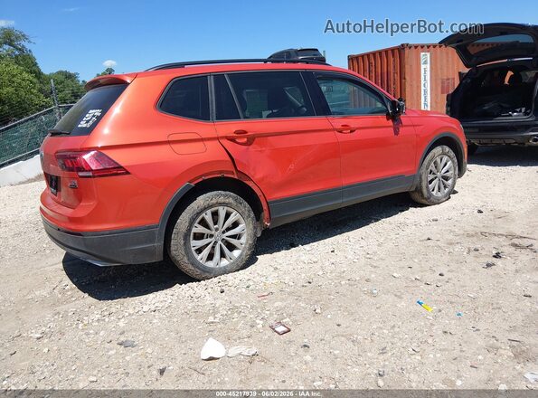 3VV0B7AX9JM014574 2018 VOLKSWAGEN TIGUAN Красный Задняя правая четверть