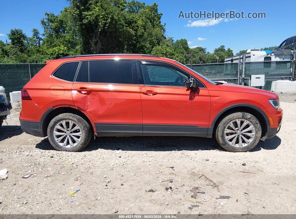 3VV0B7AX9JM014574 2018 VOLKSWAGEN TIGUAN Красный Вид спереди