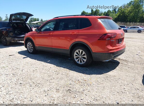 3VV0B7AX9JM014574 2018 VOLKSWAGEN TIGUAN Красный Задняя левая четверть