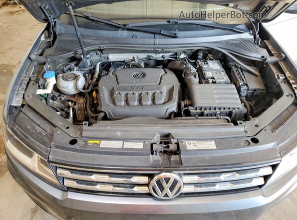 3VV0B7AX9JM080624 2018 VOLKSWAGEN TIGUAN Charcoal Вид підкапотного простору