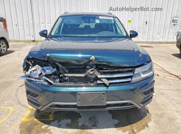 3VV0B7AX9KM065025 2019 VOLKSWAGEN TIGUAN Teal Front view