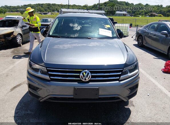 3VV0B7AX9MM088257 2021 VOLKSWAGEN TIGUAN Gray Widok zestawu wskaźników