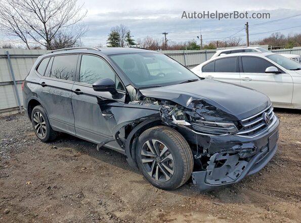 3VV0B7AX9NM166229 2022 VOLKSWAGEN TIGUAN Черный Передняя правая четверть