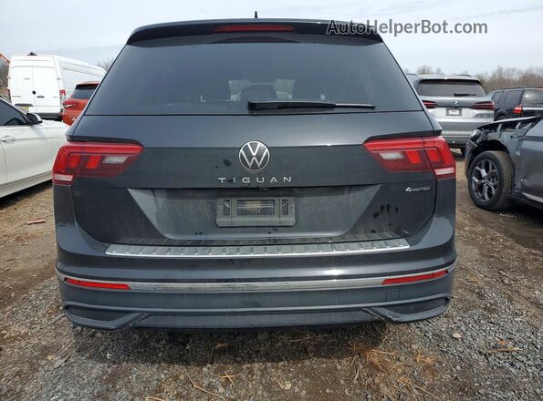 3VV0B7AX9NM166229 2022 VOLKSWAGEN TIGUAN Черный Вид сзади
