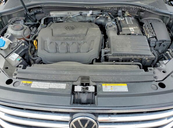 3VV0B7AX9NM166229 2022 VOLKSWAGEN TIGUAN Черный Вид подкапотного пространства