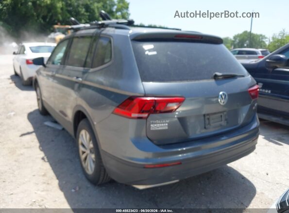 3VV0B7AXXJM017063 2018 VOLKSWAGEN TIGUAN Gray Задня ліва чверть