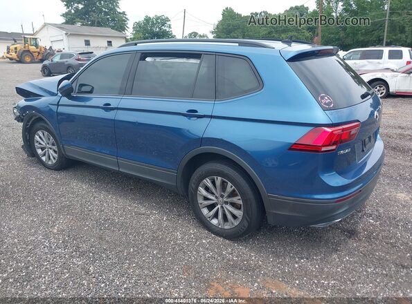 3VV1B7AX0LM031612 2020 VOLKSWAGEN TIGUAN Blue Հետևի ձախ
