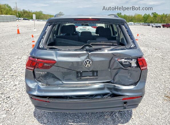 3VV1B7AX1KM145942 2019 VOLKSWAGEN TIGUAN Gray Вид ззаду