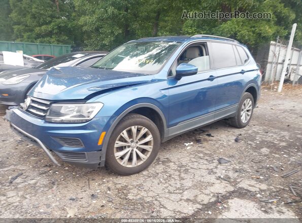 3VV1B7AX1LM082147 2020 VOLKSWAGEN TIGUAN Blue Vista tres cuartos delantera izquierda