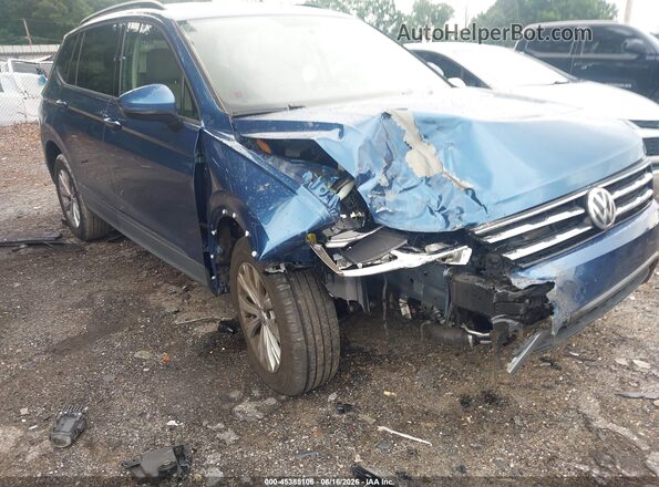 3VV1B7AX1LM082147 2020 VOLKSWAGEN TIGUAN Blue Vista frontal