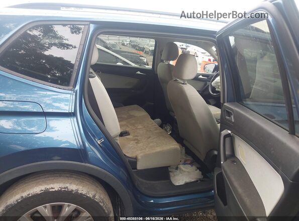 3VV1B7AX1LM082147 2020 VOLKSWAGEN TIGUAN Blue Vista de la etiqueta del VIN