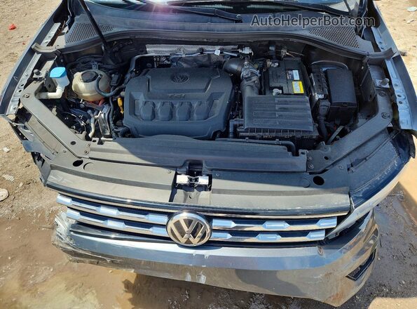3VV1B7AX1MM029465 2021 VOLKSWAGEN TIGUAN Gray Engine compartment view