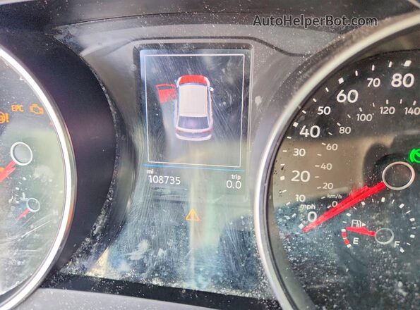 3VV1B7AX1MM029465 2021 VOLKSWAGEN TIGUAN Gray Instrument cluster view