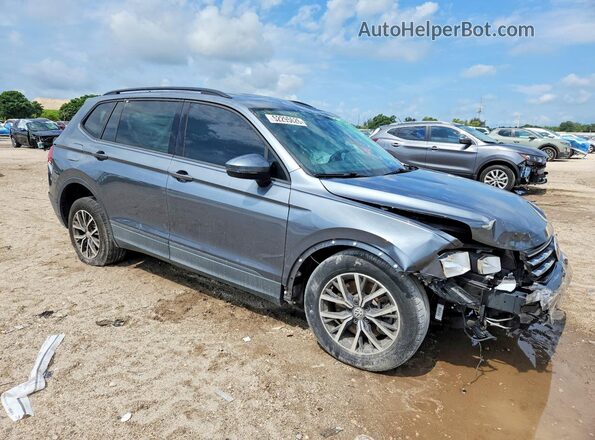 3VV1B7AX1MM029465 2021 VOLKSWAGEN TIGUAN Gray Front right
