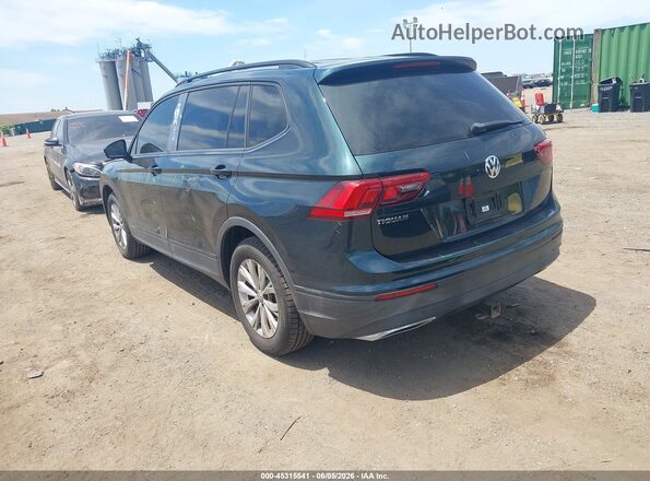 3VV1B7AX2JM089072 2018 VOLKSWAGEN TIGUAN Зеленый Задняя левая четверть