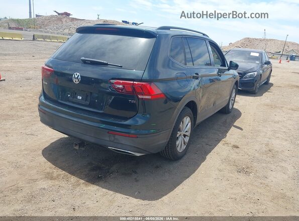 3VV1B7AX2JM089072 2018 VOLKSWAGEN TIGUAN Зеленый Задняя правая четверть