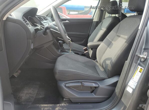 3VV1B7AX2KM144492 2019 VOLKSWAGEN TIGUAN Gray Front interior view