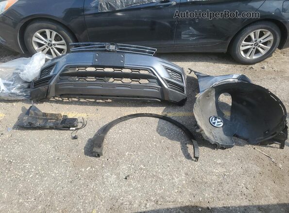 3VV1B7AX2KM144492 2019 VOLKSWAGEN TIGUAN Gray VIN sticker view