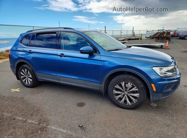 3VV1B7AX2KM192879 2019 VOLKSWAGEN TIGUAN Blue Առջևի աջ