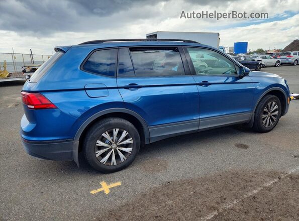 3VV1B7AX2KM192879 2019 VOLKSWAGEN TIGUAN Blue Հետևի աջ