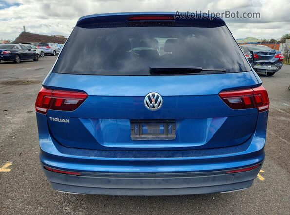 3VV1B7AX2KM192879 2019 VOLKSWAGEN TIGUAN Blue Հետևի տեսք