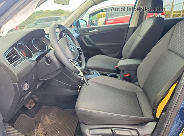 3VV1B7AX2KM192879 2019 VOLKSWAGEN TIGUAN Blue Սալոնի դիմացի տեսք