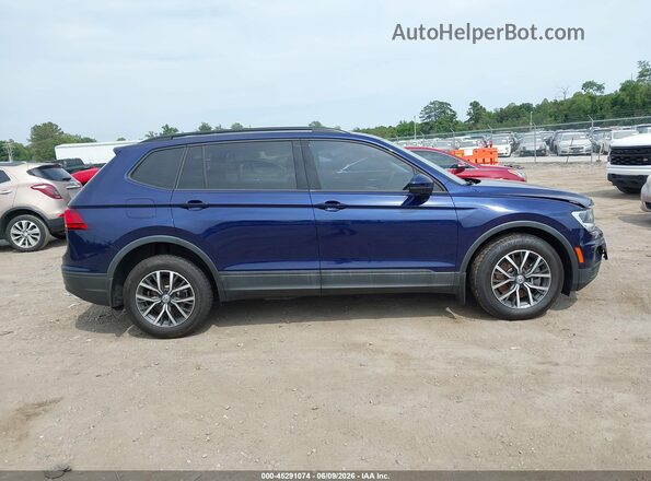 3VV1B7AX2MM097063 2021 VOLKSWAGEN TIGUAN Blue Rear interior view