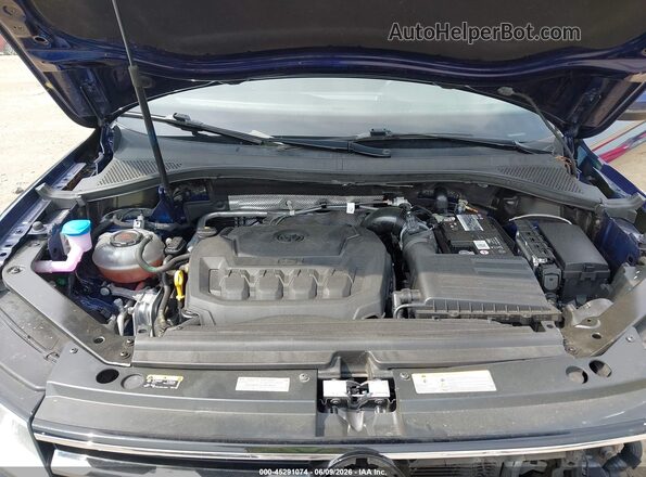 3VV1B7AX2MM097063 2021 VOLKSWAGEN TIGUAN Blue Rear view