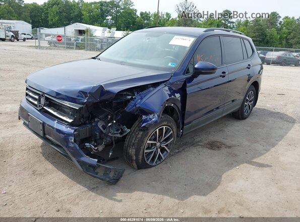 3VV1B7AX2MM097063 2021 VOLKSWAGEN TIGUAN Blue Front left