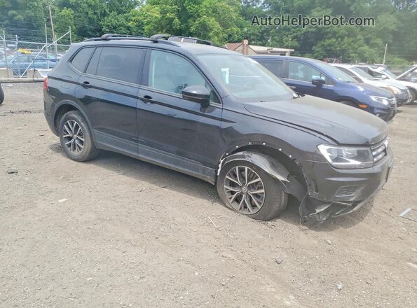 3VV1B7AX3MM025563 2021 VOLKSWAGEN TIGUAN Черный Передняя правая четверть