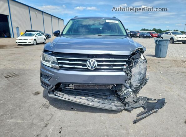 3VV1B7AX5JM089132 2018 VOLKSWAGEN TIGUAN Gray წინა ხედი
