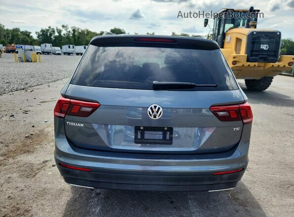 3VV1B7AX5JM089132 2018 VOLKSWAGEN TIGUAN Gray უკანა ხედი