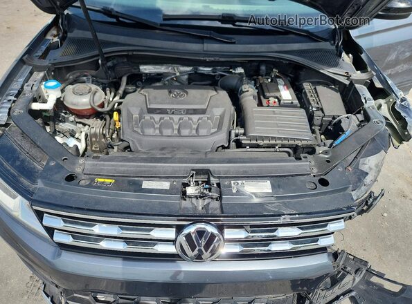 3VV1B7AX5JM089132 2018 VOLKSWAGEN TIGUAN Gray ძრავის განყოფილების ხედი