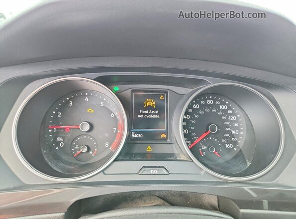 3VV1B7AX5LM088985 2020 VOLKSWAGEN TIGUAN White Widok zestawu wskaźników