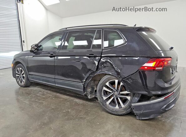 3VV1B7AX5NM005137 2022 VOLKSWAGEN TIGUAN Black Հետևի ձախ