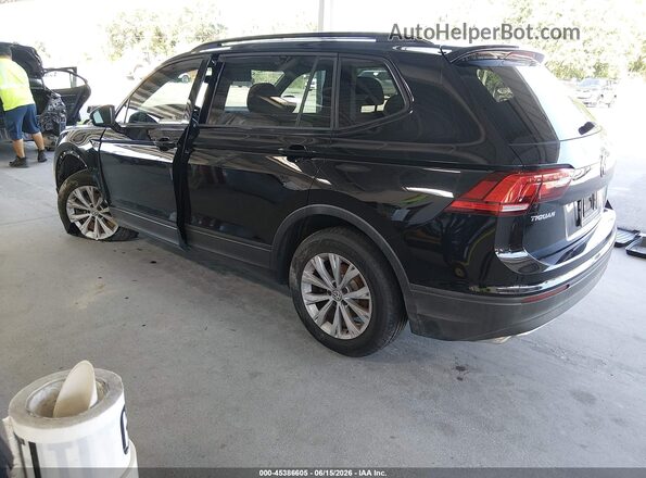 3VV1B7AX6JM017503 2018 VOLKSWAGEN TIGUAN Black Tył lewy