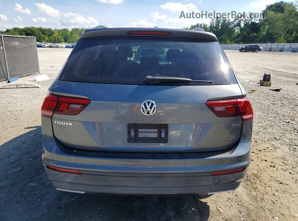 3VV1B7AX6JM019414 2018 VOLKSWAGEN TIGUAN Серый Вид сзади