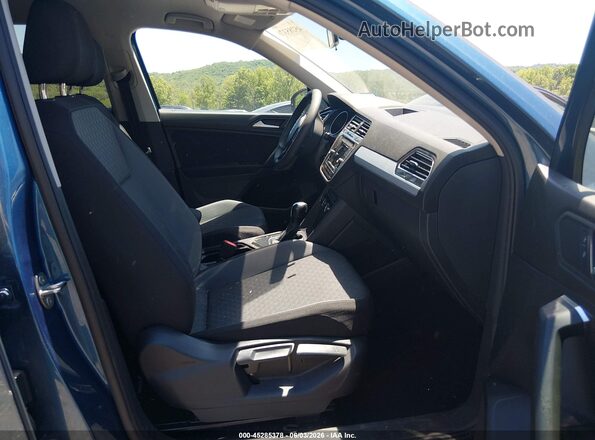 3VV1B7AX6KM022721 2019 VOLKSWAGEN TIGUAN Dark Blue Вид салону спереду