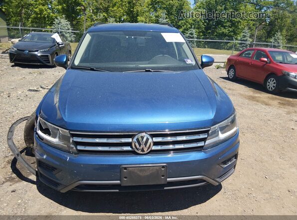 3VV1B7AX6KM022721 2019 VOLKSWAGEN TIGUAN Dark Blue Вид щитка приладів