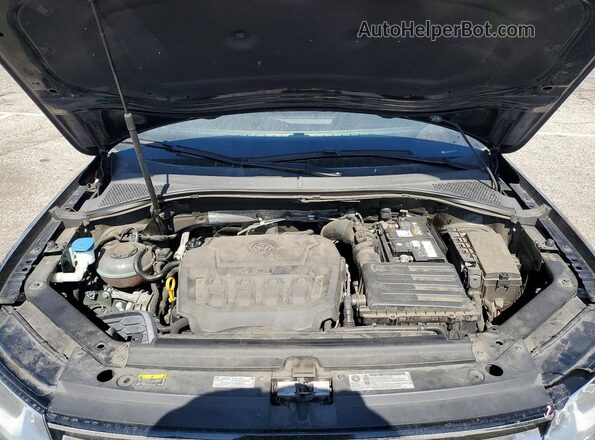 3VV1B7AX6KM062636 2019 VOLKSWAGEN TIGUAN Black Вид підкапотного простору