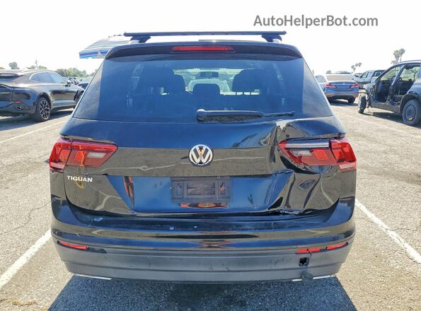 3VV1B7AX6KM062636 2019 VOLKSWAGEN TIGUAN Black Вид ззаду