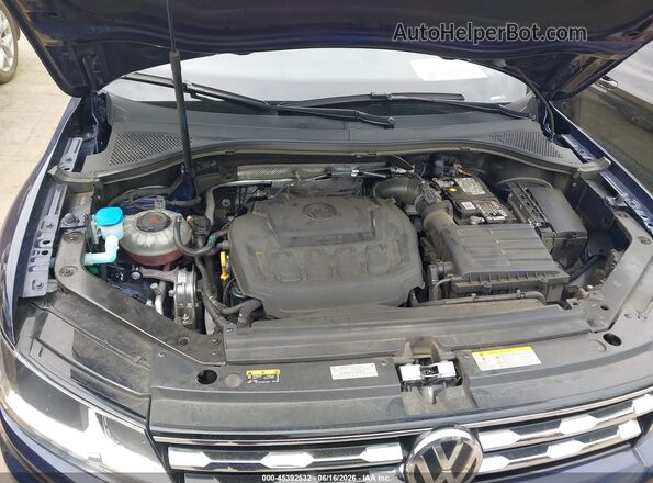 3VV1B7AX6MM082971 2021 VOLKSWAGEN TIGUAN Синий Вид подкапотного пространства