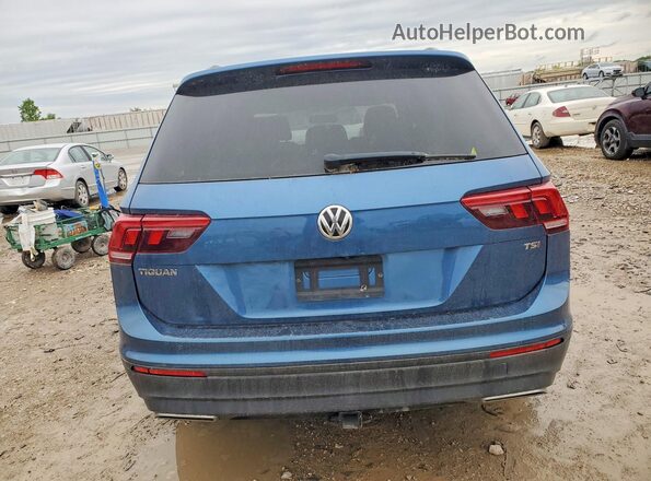 3VV1B7AX7JM108621 2018 VOLKSWAGEN TIGUAN Blue 
