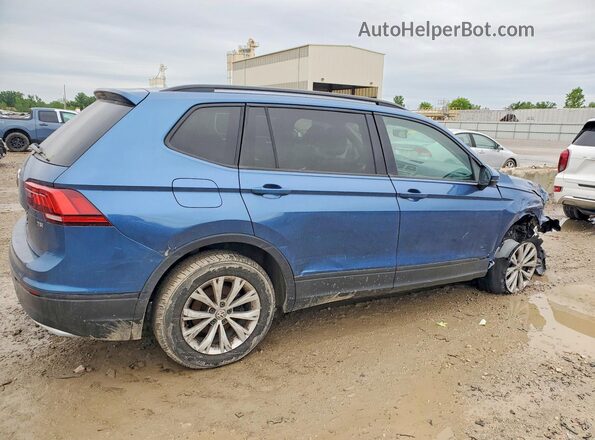 3VV1B7AX7JM108621 2018 VOLKSWAGEN TIGUAN Blue 