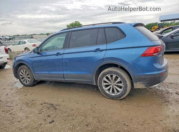 3VV1B7AX7JM108621 2018 VOLKSWAGEN TIGUAN Blue 