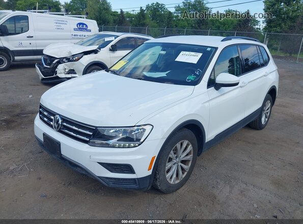 3VV1B7AX7KM087822 2019 VOLKSWAGEN TIGUAN Белый Передняя левая четверть