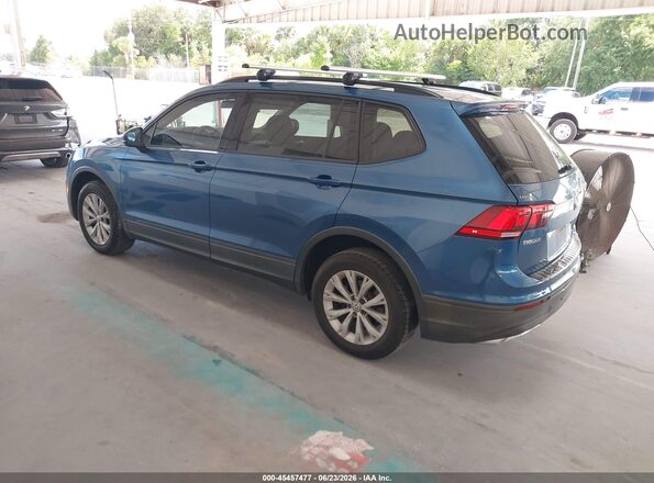3VV1B7AX7KM112380 2019 VOLKSWAGEN TIGUAN Blue Հետևի ձախ